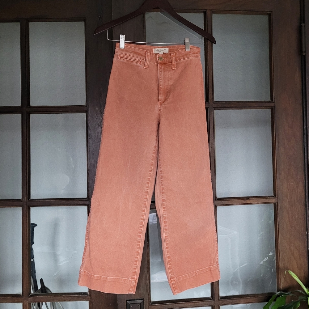 Madewell Emmett Light Orange Pants